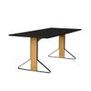 Artek アルテック KAARI TABLE カアリテーブル REB001 サイズ：200×85cm 厚み2.4cm 天板（ホワイトグロッシーHPL・ブラックグロッシーHPL） 脚部（ナチュラルオーク） デザイン：ロナン＆エルワン・ブルレック