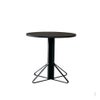 Artek アルテック KAARI TABLE カアリテーブル REB003 サイズ：Φ80cm 厚み2.4cm 天板（ブラックリノリウム） 脚部（ブラックステインオーク） デザイン：ロナン＆エルワン・ブルレック