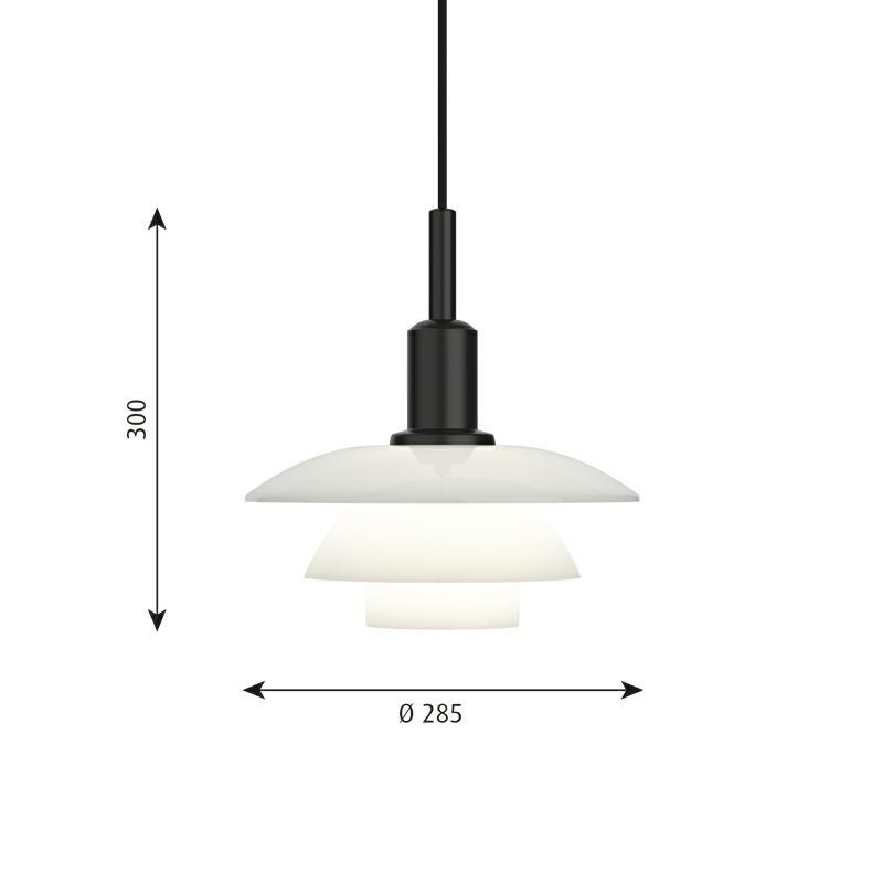 Louis Poulsen ルイスポールセン PH 3/3 Pendant ペンダントライト Φ285mm カラー：乳白ガラス デザイン：ポール・ヘニングセン