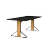  Artek アルテック KAARI TABLE カアリテーブル REB012 サイズ：160×80cm 厚み2.4cm 天板（ホワイトグロッシーHPL・ブラックグロッシーHPL） 脚部（ナチュラルオーク） デザイン：ロナン＆エルワン・ブルレック