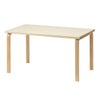 Artek アルテック TABLE 81A テーブル 81A サイズ：150×75cm 厚み 4cm カラー：３色 デザイン：アルヴァ・アアルト