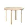 Artek アルテック TABLE 90A テーブル 90A サイズ：Φ100cm 厚み4cm 4本脚　カラー：３色 デザイン：アルヴァ・アアルト