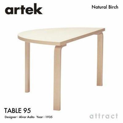 Artek アルテック TABLE 90B テーブル 90B サイズ：Φ75cm 厚み 4cm 3本 