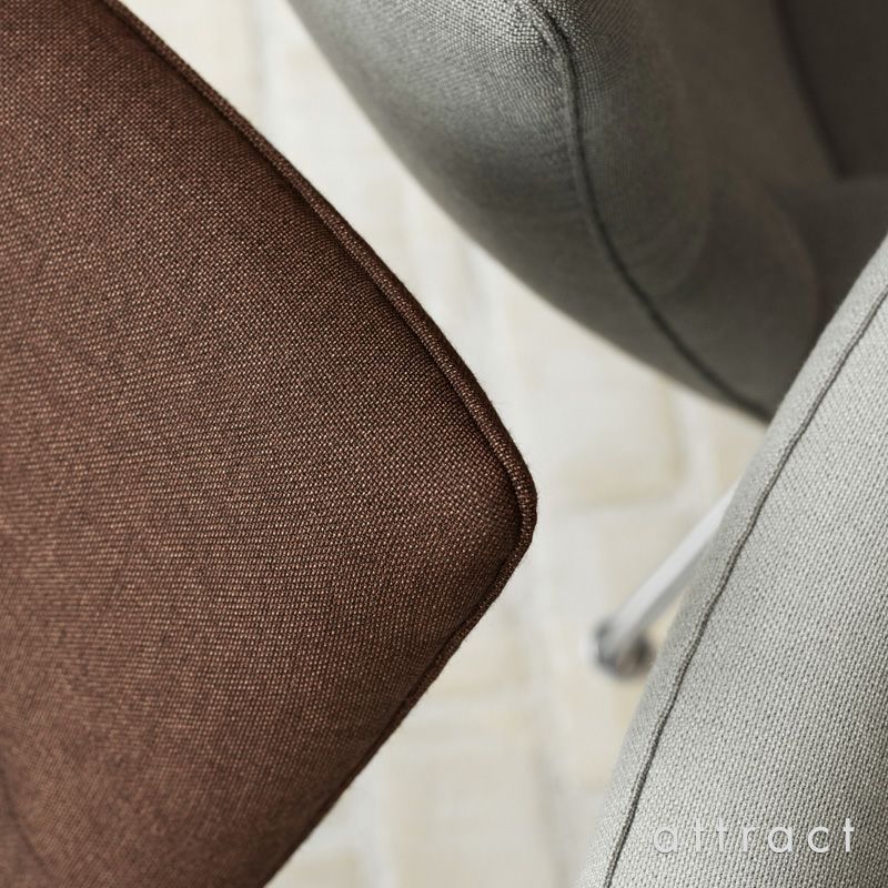 Carl Hansen & Son カール・ハンセン＆サン CH445 ラウンジチェア Wing Chair ウイングチェア ステンレススチール ファブリック：Passion パッション 5色 フットスツール無し デザイン：ハンス・J・ウェグナー
