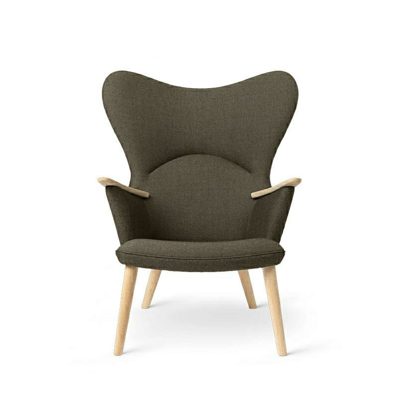Carl Hansen & Son カール・ハンセン＆サン CH78 ラウンジチェア ママ ベアチェア オーク ソープフィニッシュ ファブリック：Passion パッション 5色 ネックピロー無し デザイン：ハンス・J・ウェグナー