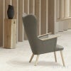 Carl Hansen & Son カール・ハンセン＆サン CH78 ラウンジチェア ママ ベアチェア オーク オイルフィニッシュ ファブリック：Passion パッション 5色 ネックピローセット デザイン：ハンス・J・ウェグナー