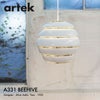Artek アルテック A331 PENDANT LAMP ペンダントランプ BEEHIVE ビーハイブ 蜂の巣 カラー：3色 デザイン：アルヴァ・アアルト