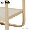 Artek アルテック TEA TROLLEY 901 ティートローリー901 バーチ材 クリアラッカー仕上げ カラー：ブラックリノリウム・ホワイトラミネート デザイン：アルヴァ・アアルト