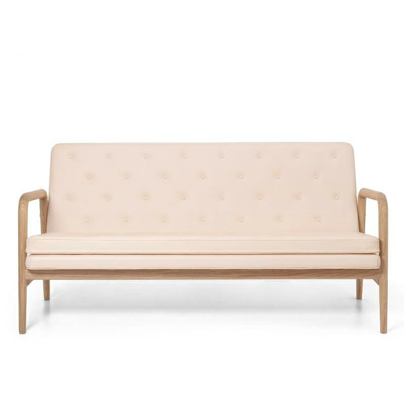 Carl Hansen & Son カール・ハンセン＆サン Foyer Series フォイエ シリーズ VLA77 ソファ 2P オーク オイル仕上げ レザー：Sif（シフ） デザイン：ヴィルヘルム・ラウリッツェン