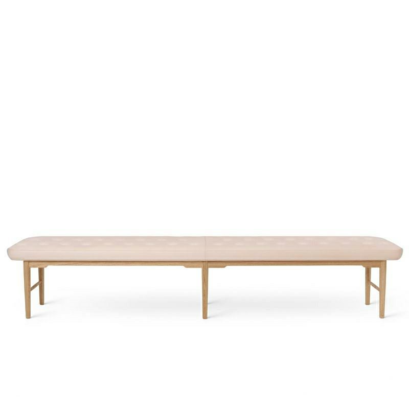 Carl Hansen & Son カール・ハンセン＆サン Foyer Series フォイエ シリーズ VLA75 ベンチ ソファ オーク オイル仕上げ レザー：Sif（シフ） デザイン：ヴィルヘルム・ラウリッツェン