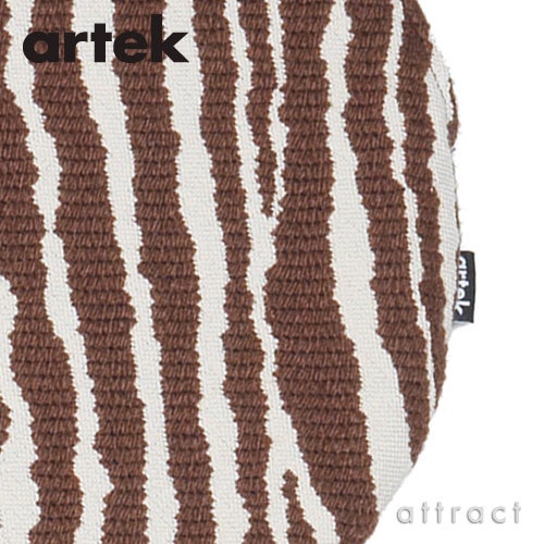 Artek アルテック ZEBRA SEAT CUSHION ゼブラ シートクッション Φ34cm スツール60用 ファブリック：ゼブラ テキスタイル デザイン：アルヴァ・アアルト ＆ アイノ・アアルト