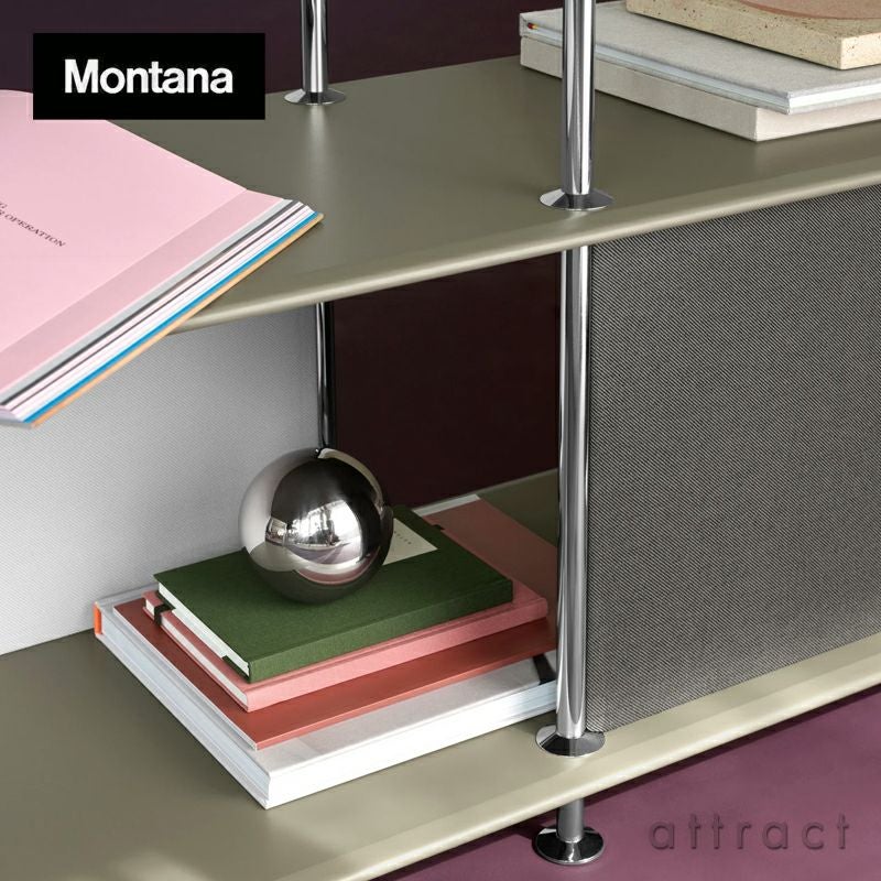 Montana モンタナ Montana Free モンタナ フリー 400000 4段 × 1列 ユニット シェルフ キャビネット カラー：7色 デザイン：Jakob Wagner ヤコブ・ワグナー