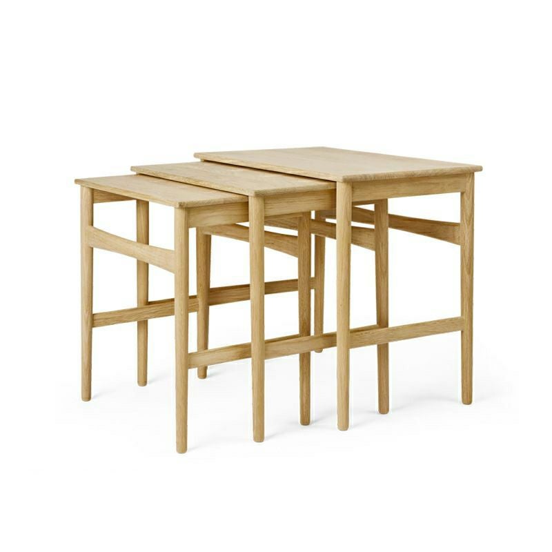 Carl Hansen & Son カール・ハンセン＆サン CH004 Nesting Tables ネスティング テーブル 3台セット サイドテーブル デザイン：ハンス・J・ウェグナー