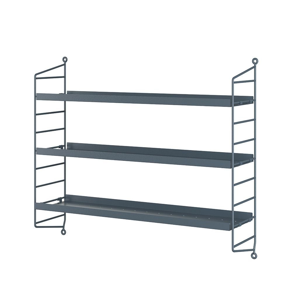 String Pocket Metal ストリング ポケット メタル ウォールシェルフ カラー：全5色 3段 デザイン：ニルス・ストリニング