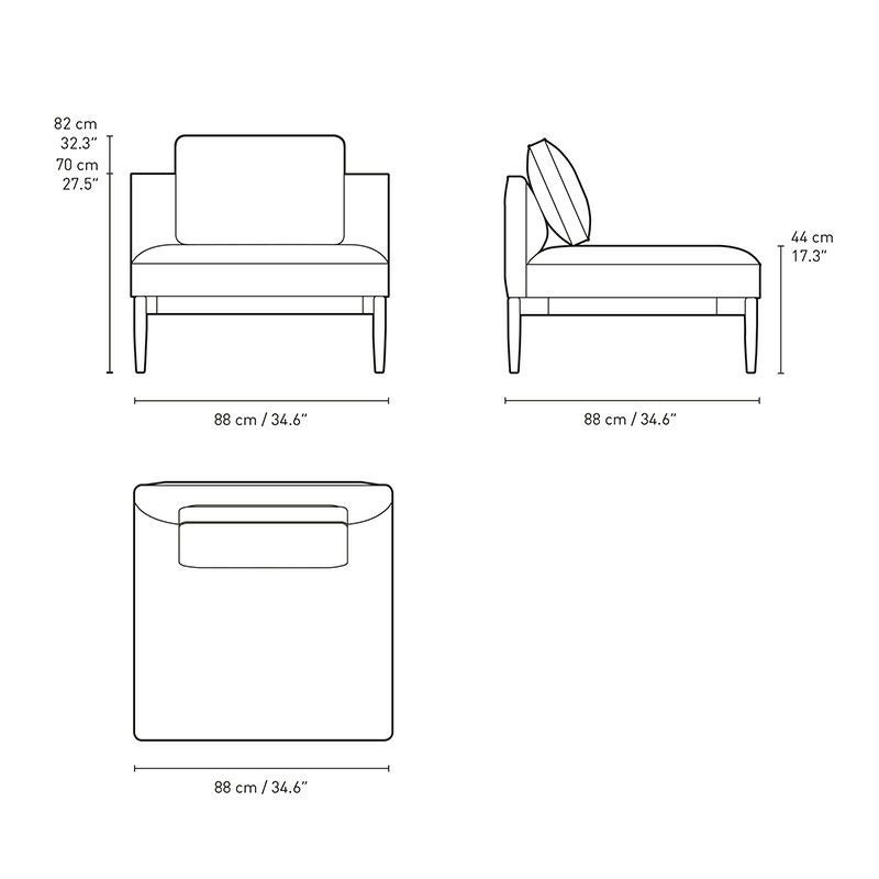 Carl Hansen & Son カール・ハンセン＆サン E300 Embrace Sofa エンブレイス ソファ オーク オイル仕上げ Moss モス（003） デザイン：Eoos イーオス