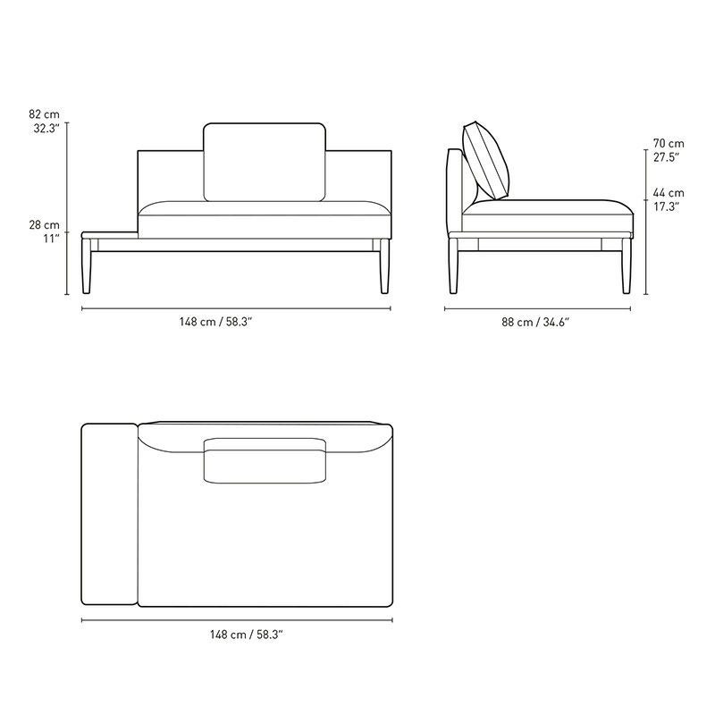 Carl Hansen & Son カール・ハンセン＆サン E331 Embrace Sofa エンブレイス ソファ オーク オイル仕上げ Moss モス（003） デザイン：Eoos イーオス