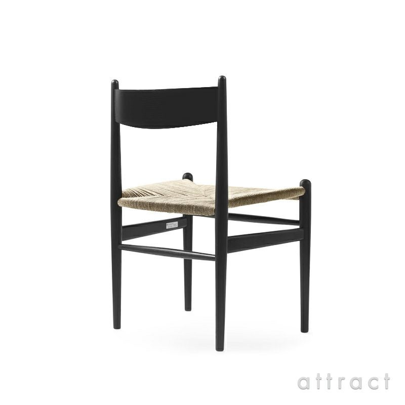 Carl Hansen & Son カール・ハンセン＆サン CH36 チェア ビーチ （ブラック塗装） ナチュラルペーパーコード デザイン：ハンス・J・ウェグナー