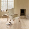 Carl Hansen & Son カールハンセン＆サン CH78 ラウンジチェア ママ ベアチェア オーク オイルフィニッシュ ファブリック：Fiord フィヨルド 6色 ネックピロー無し デザイン：ハンス・J・ウェグナー