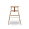Carl Hansen & Son カール・ハンセン＆サン 子供用 ハイチェア ND54 High Chair ビーチ （マットラッカー塗装） サドルレザー デザイン：ナナ・ディッツェル