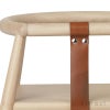 Carl Hansen & Son カール・ハンセン＆サン 子供用 ハイチェア ND54 High Chair ビーチ （マットラッカー塗装） サドルレザー デザイン：ナナ・ディッツェル