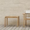 Carl Hansen & Son カール・ハンセン＆サン AH アウトドアシリーズ AH Outdoor Series サイドテーブル スツール AH911 チーク　無塗装仕上げ アウトドア 屋外 デザイン：アルフレッド・ホーマン