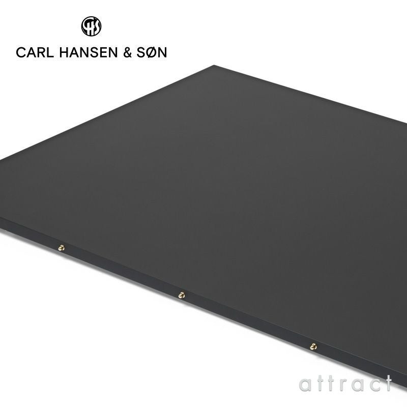  Carl Hansen & Son カール・ハンセン＆サン OW224 Rungstedlund ルングステッドルンド 伸長式 ダイニングテーブル OW224専用 追加用 伸長板 OW224I W65cm 1枚　MDF ブラック NCS S9000-N デザイン：オーレ・ヴァンシャー