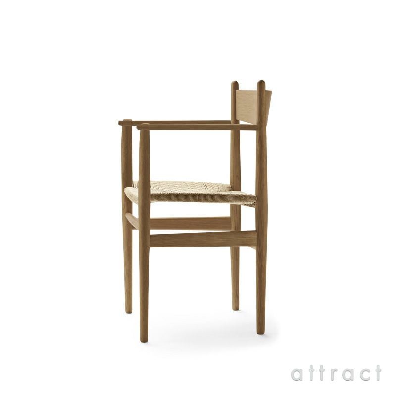Carl Hansen & Son カール・ハンセン＆サン CH37 アームチェア オーク （オイルフィニッシュ） ナチュラルペーパーコード デザイン：ハンス・J・ウェグナー