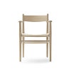 Carl Hansen & Son カール・ハンセン＆サン CH37 アームチェア オーク （ホワイトオイルフィニッシュ） ナチュラルペーパーコード デザイン：ハンス・J・ウェグナー
