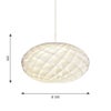 Louis Poulsen ルイスポールセン Patera Oval パテラ オーバル ペンダントライト 照明 Φ500 カラー：マットホワイト デザイン：オイヴァン・スラート