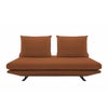 ligne roset リーン・ロゼ ROSETPrado ロゼプラド 2P ソファ 2人掛け ファブリック：Mランク（ウルトラスエード NU ヌー） 背クッション：2点セット デザイン：クリスチャン・ウェルナー