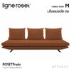 ligne roset リーン・ロゼ ROSETPrado ロゼプラド 3P ソファ 3人掛け ファブリック：Mランク（ウルトラスエード NU ヌー） 背クッション：3点セット デザイン：クリスチャン・ウェルナー