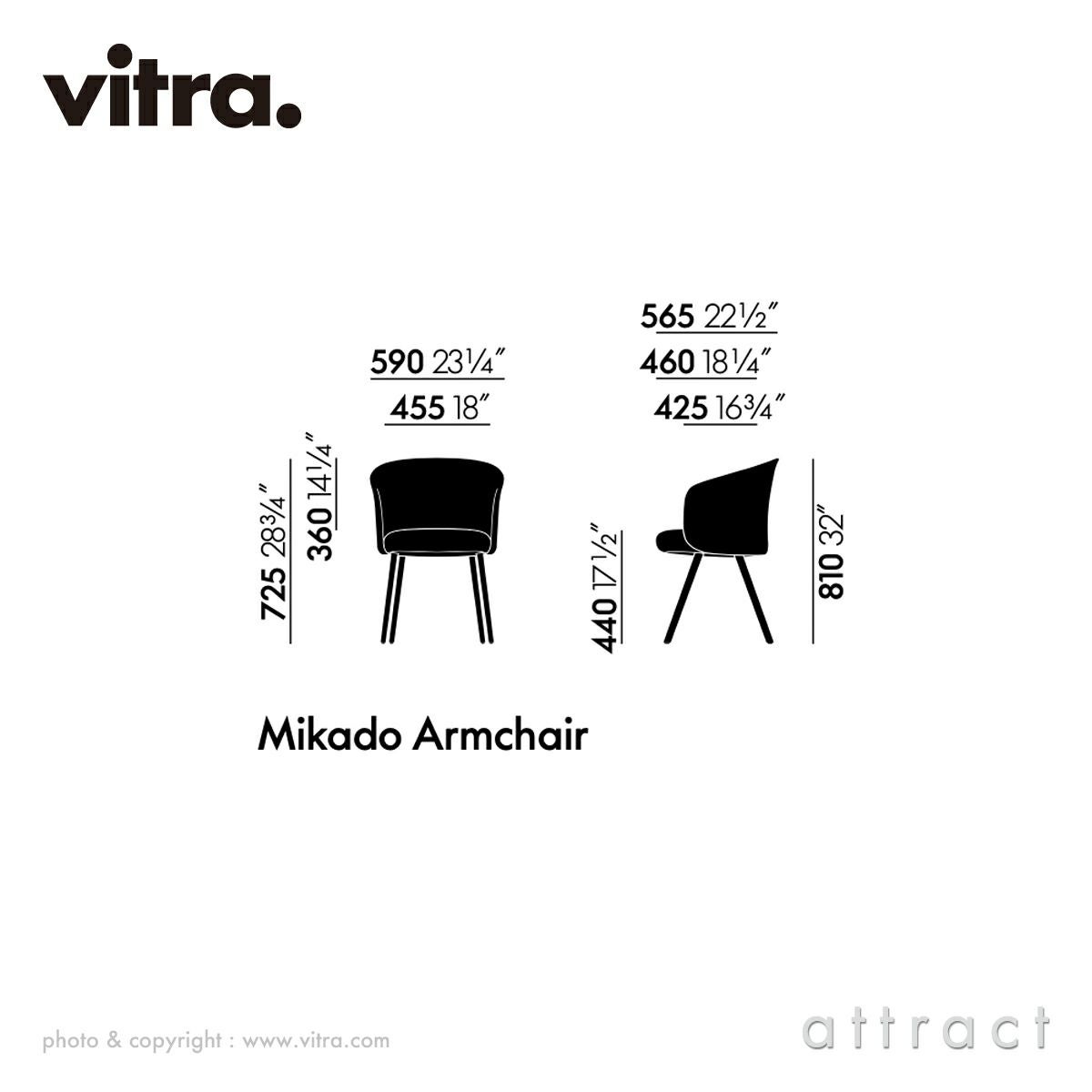 Vitra ヴィトラ Mikado ミカド アームチェア アルミダイキャストベース （カラー：4色） ウッドベース（カラー：2色） ファブリック：F120（Credo クレド） デザイン：バーバー・オズガビー