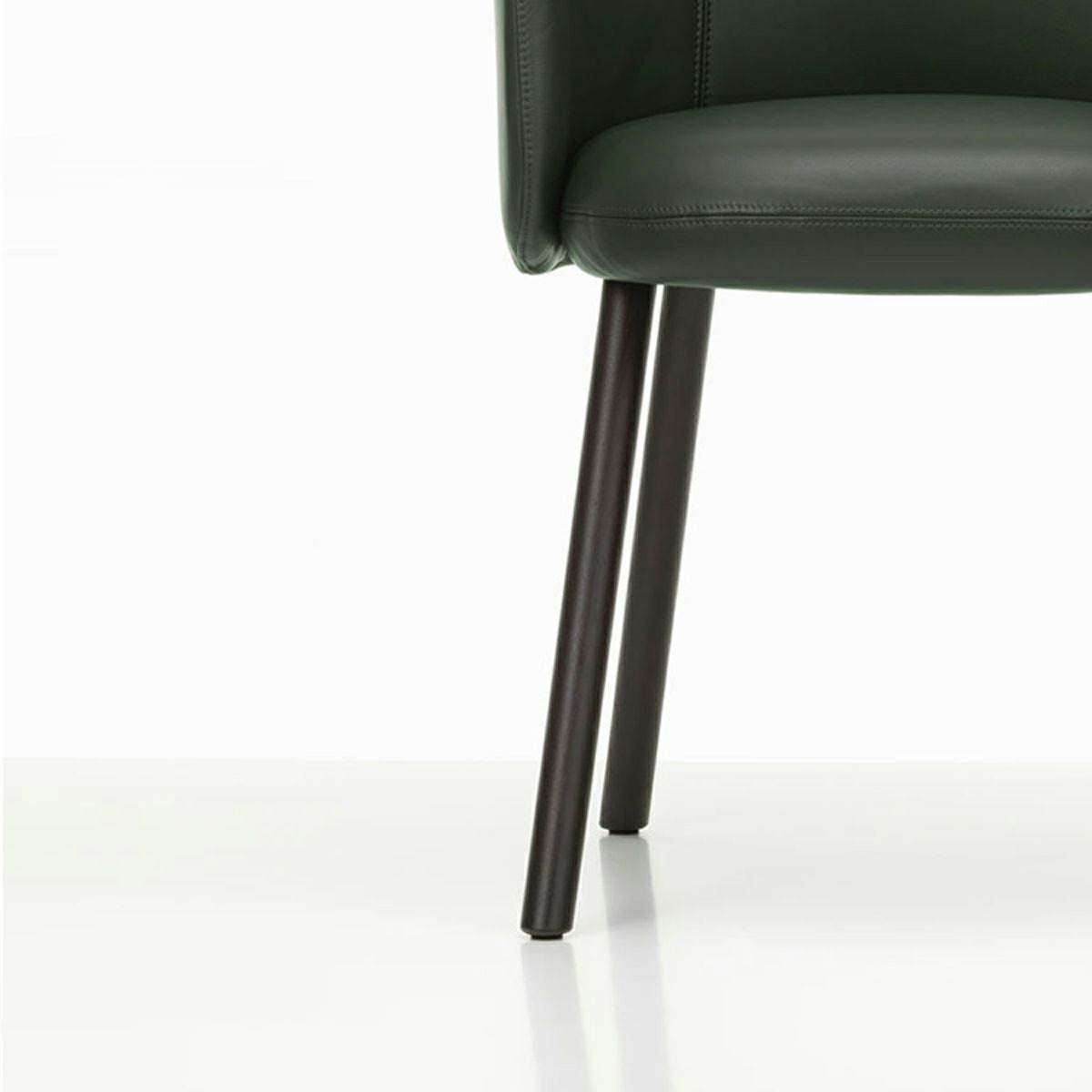 Vitra ヴィトラ Mikado ミカド アームチェア アルミダイキャストベース （カラー：4色） ウッドベース（カラー：2色） レザー：L20（Leather） デザイン：バーバー・オズガビー