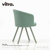 Vitra ヴィトラ Mikado ミカド アームチェア アルミダイキャストベース （カラー：4色） ウッドベース（カラー：2色） レザー：L20（Leather） デザイン：バーバー・オズガビー