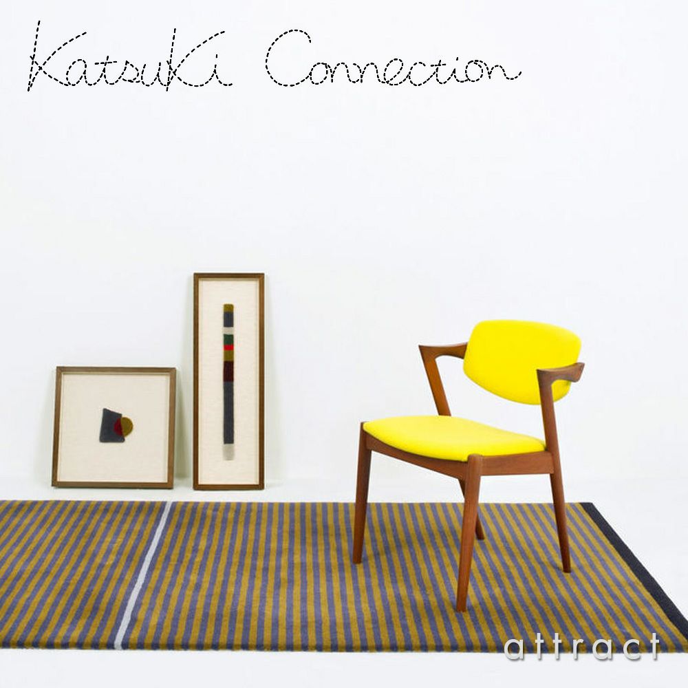 Katsuki Connection カツキ コネクション Rug ラグ INUUNIQ イニュニック コレクション SOU ソウ No.1 ウールラグ 非ミュージングウール デザイン：香月 裕子
