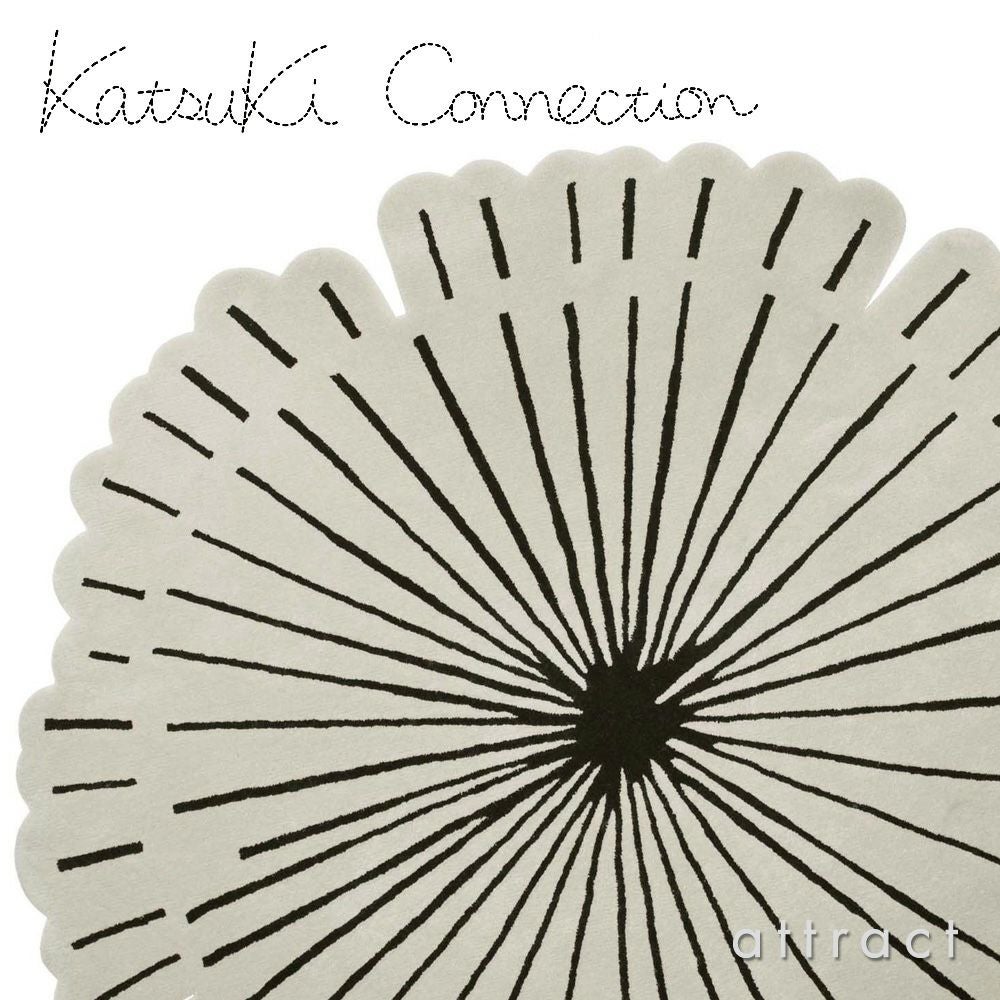 Katsuki Connection カツキ コネクション Rug ラグ INUUNIQ イニュニック コレクション HANA ハナ ウールラグ 非ミュージングウール デザイン：香月 裕子