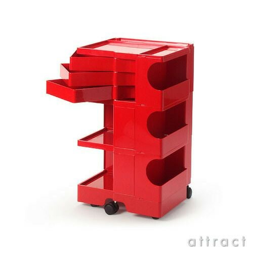 B-LINE ビーライン Boby Wagon ボビーワゴン 3段3トレイ カラー：6色 デザイン：ジョエ・コロンボ