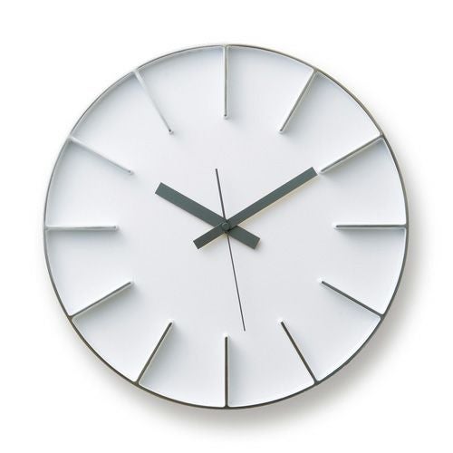 Lemnos レムノス edge clock エッジクロック AZ-0115 ウォールクロック Lサイズ Φ350mm カラー：3色 デザイン：AZUMI