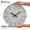 Lemnos レムノス edge clock エッジクロック AZ-0115 ウォールクロック Lサイズ Φ350mm カラー：3色 デザイン：AZUMI