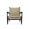 Carl Hansen & Son カール・ハンセン＆サン CH25 ラウンジチェア オーク （ブラック塗装） ナチュラルペーパーコード