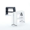 METAPHYS メタフィス lucano ルカーノ 94014 1-Step Step Stool 1段 脚立 カラー：ブラック ホワイト デザイン：ムラタ チアキ （ワンタッチバー機能付）