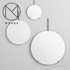 MOEBE ムーベ WALL MIRROR ウォールミラー 壁掛け鏡 3サイズ カラー：2色