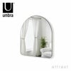 umbra アンブラ HUBBA ARCHED MIRROR フーバ アーチド ミラー ウォールミラー 壁掛け 鏡 サイズ：87x92cm カラー：2色 デザイン：ポール・ローワン