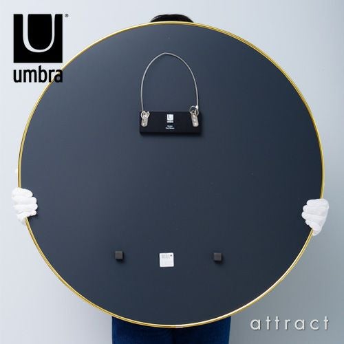 umbra アンブラ HUBBA MIRROR フーバ ミラー サイズ：Φ86cm ウォールミラー 壁掛け 鏡 カラー：2色 デザイン：ポール・ローワン