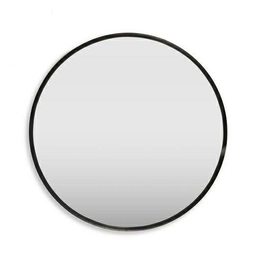 umbra アンブラ HUB MIRROR ハブ ミラー Lサイズ Φ94cm ウォールミラー 壁掛け 鏡 カラー：ブラック デザイン：ポール・ローワン