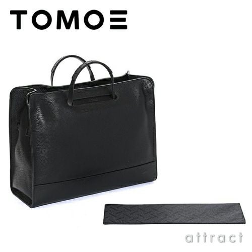 TOMOE トモエ BOLD TO ボールド TO トートバッグ ショルダーバッグ B4サイズ対応 ショルダーストラップ付・ブラック