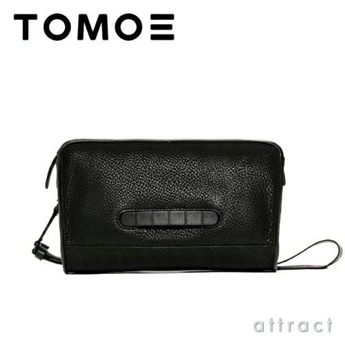 TOMOE トモエ BOLD PO ボールド PO ボディバッグ ポーチ クラッチバッグ ショルダーストラップ付・ブラック