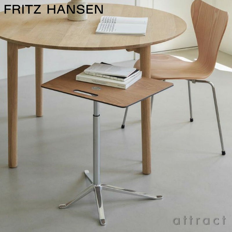FRITZ HANSEN フリッツ・ハンセン LITTLE FRIEND リトルフレンド KS13 4本脚 スクエア天板 サイドテーブル 高さ調節機能付き カラー：8色 デザイン：キャスパー・サルト