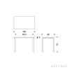 Artek アルテック TABLE 80B テーブル 80B サイズ：100×60cm 厚み 4cm 4本脚 カラー：３色 デザイン：アルヴァ・アアルト