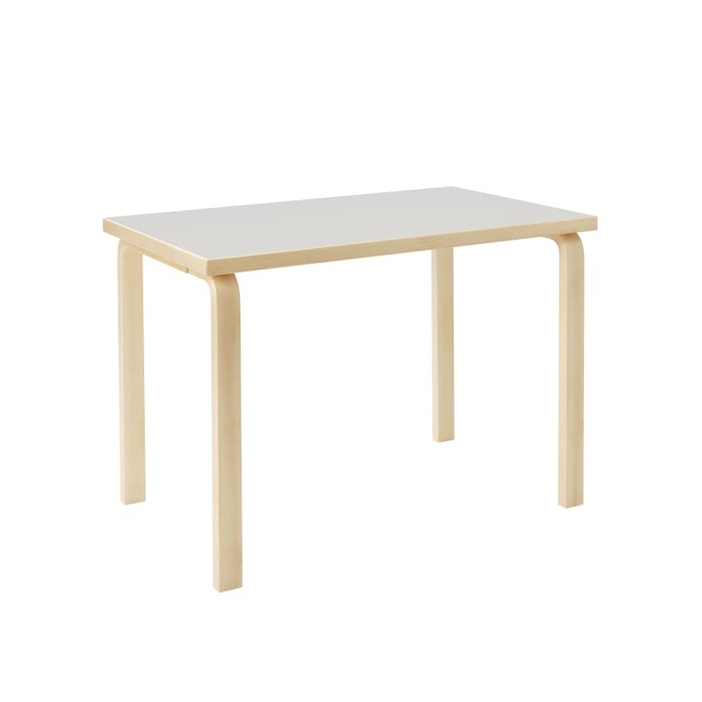 Artek アルテック TABLE 80B テーブル 80B サイズ：100×60cm 厚み 4cm 4本脚 カラー：３色 デザイン：アルヴァ・アアルト